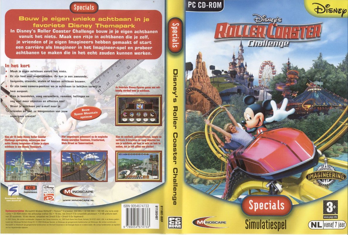 Disney's Roller Coaster Challenge - DVD obal