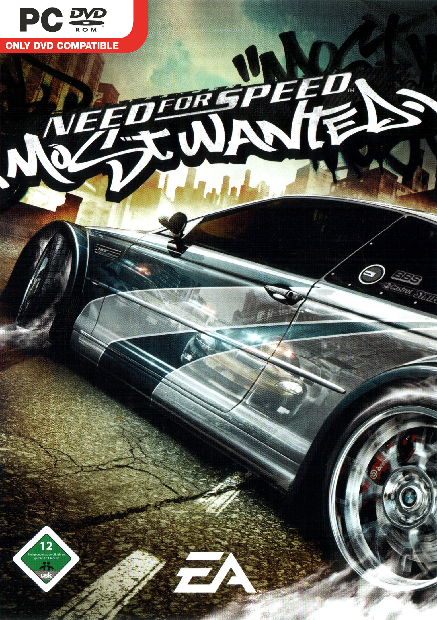 Need for Speed: Most Wanted - predn DVD obal