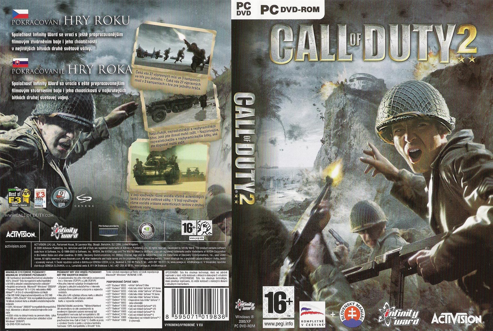 Call of Duty 2 - DVD obal 3