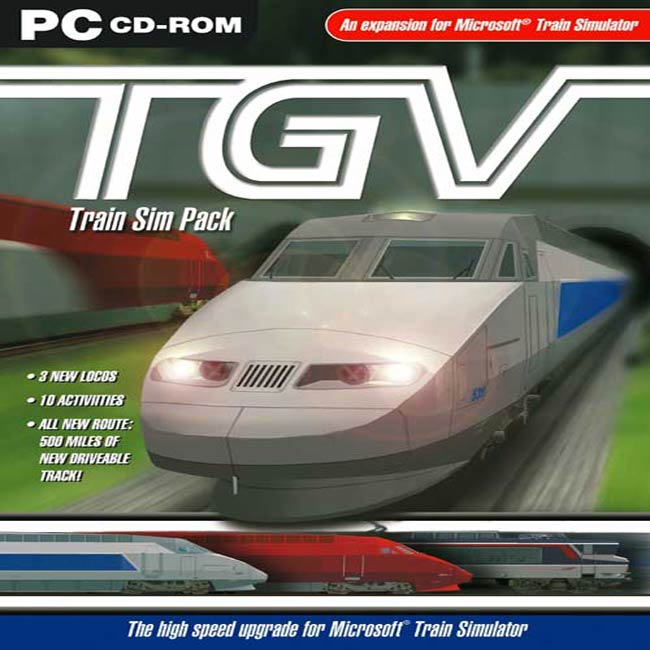 Train Sim TGV Pack - predn CD obal