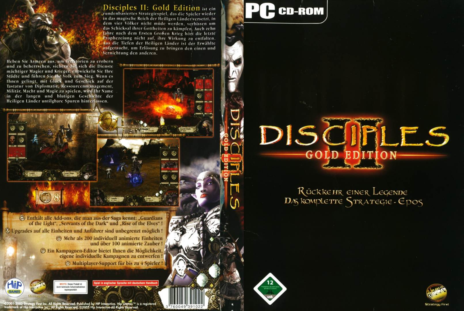 Disciples 2: Gold Edition - DVD obal