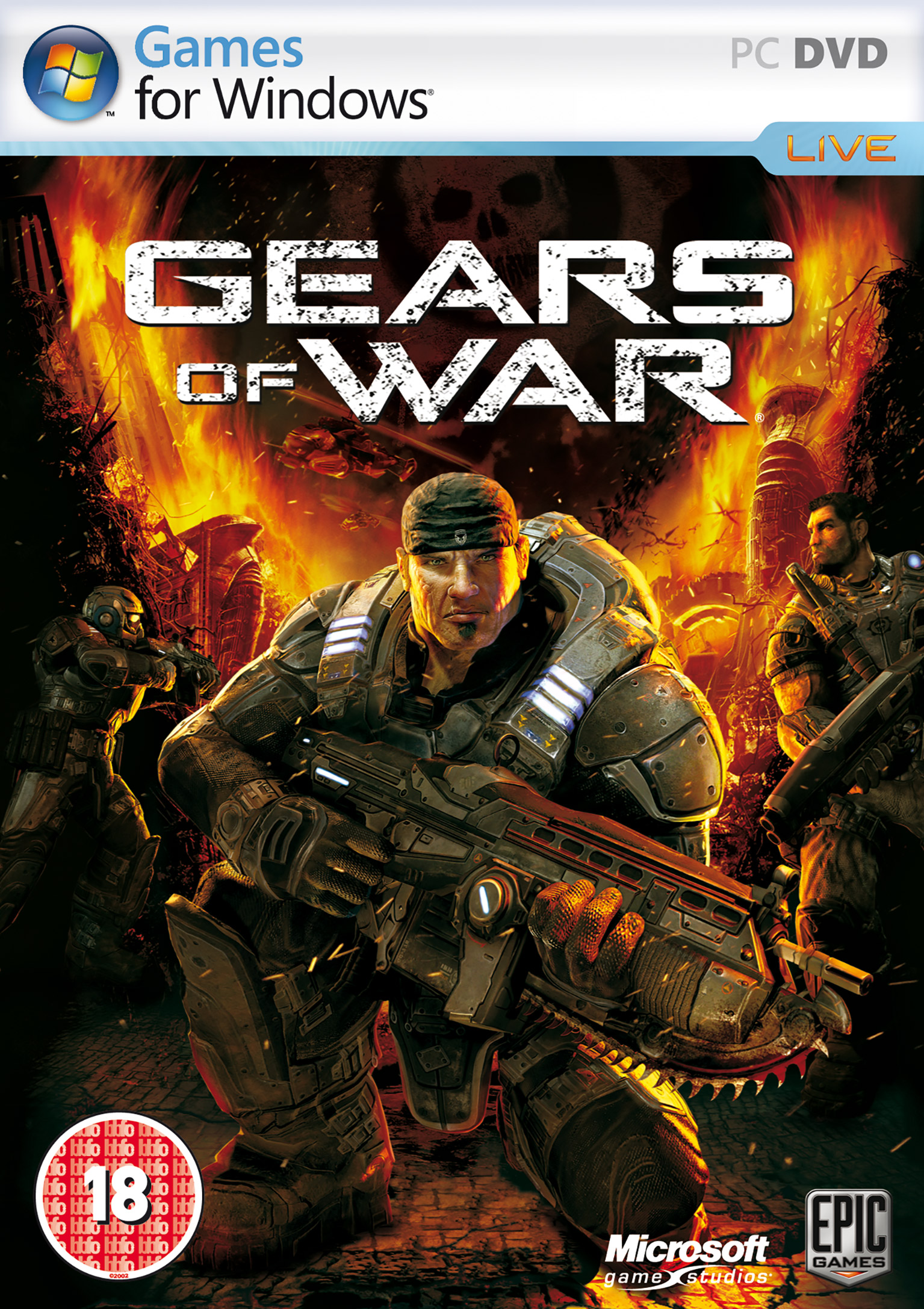 Gears of War - predn DVD obal
