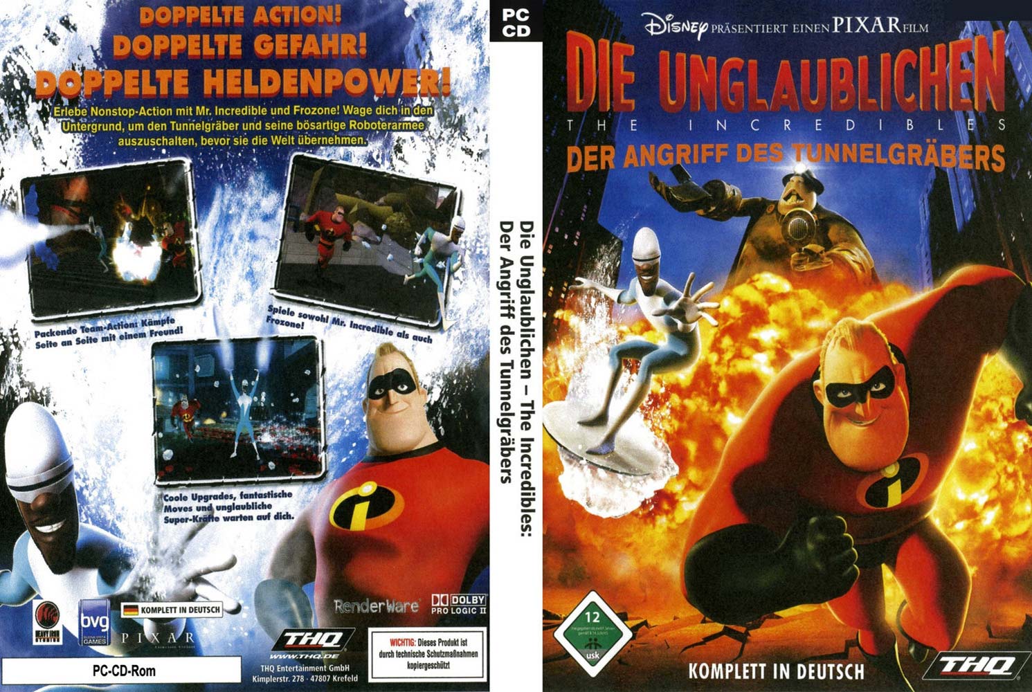 The Incredibles: Rise of the Underminer - DVD obal