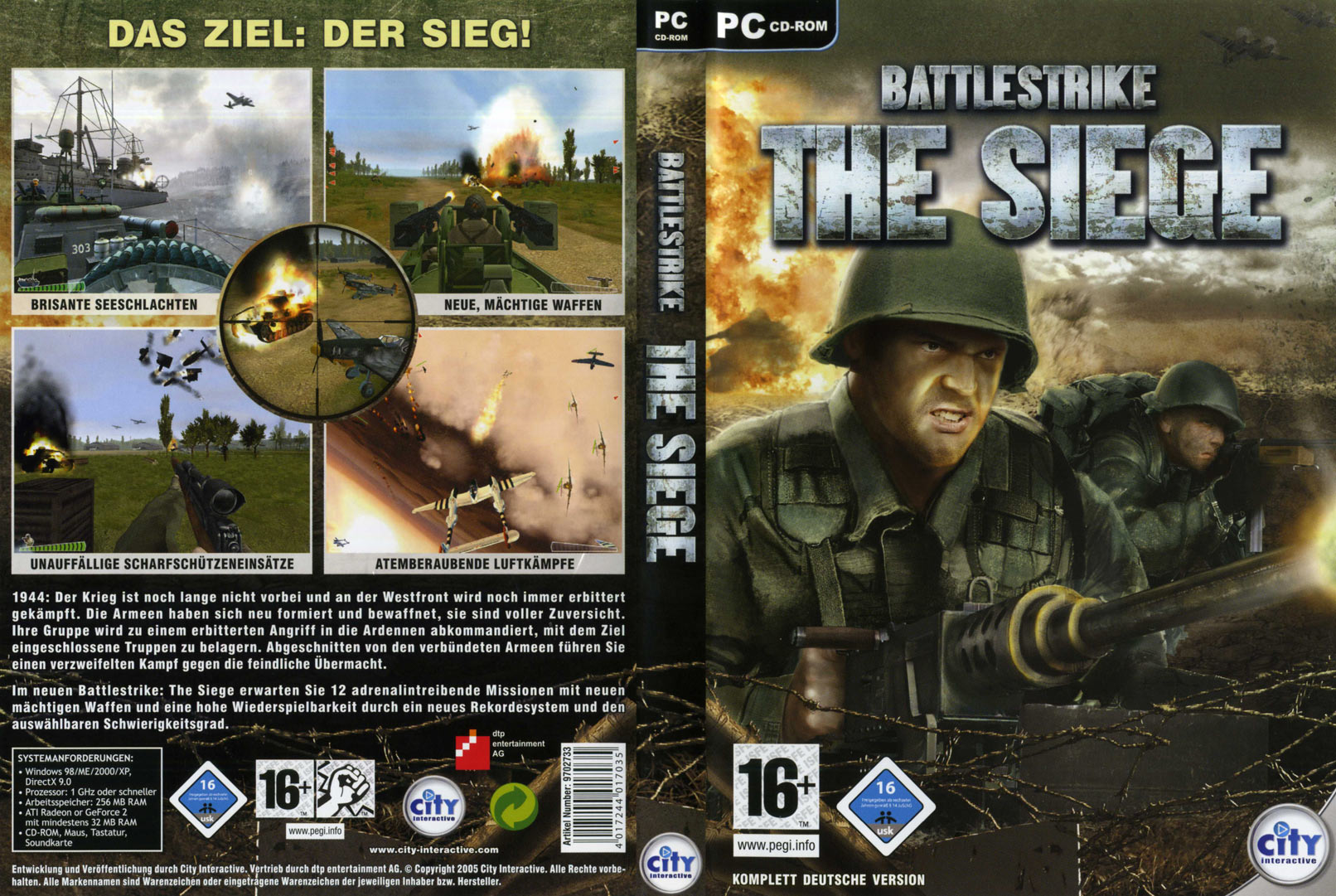 Battlestrike: The Siege - DVD obal