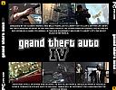 Grand Theft Auto IV - zadný CD obal