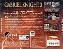 Gabriel Knight 3: Blood of the Sacred, Blood of the Damned - zadný CD obal