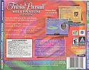 Trivial Pursuit: Millennium Edition - zadn CD obal