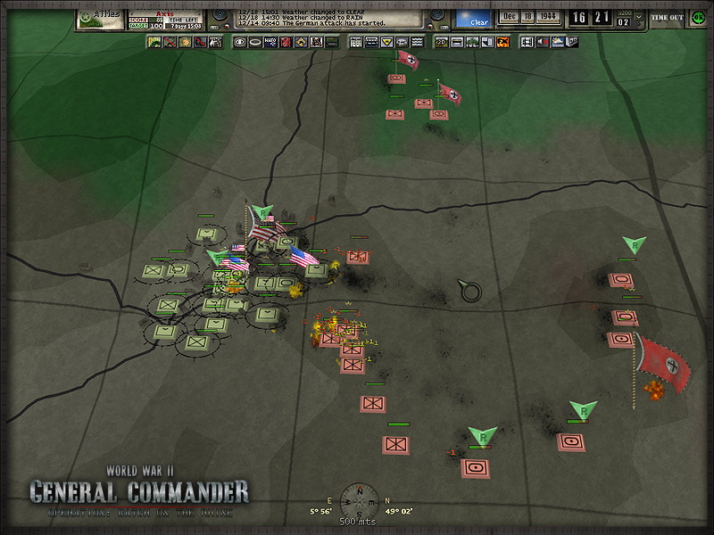 World War II General Commander - Operation: Watch on the Rhine - screenshot 1