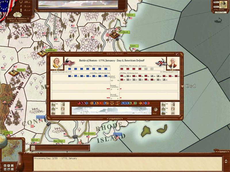 Birth of America II: Wars in America 1750-1815 - screenshot 4