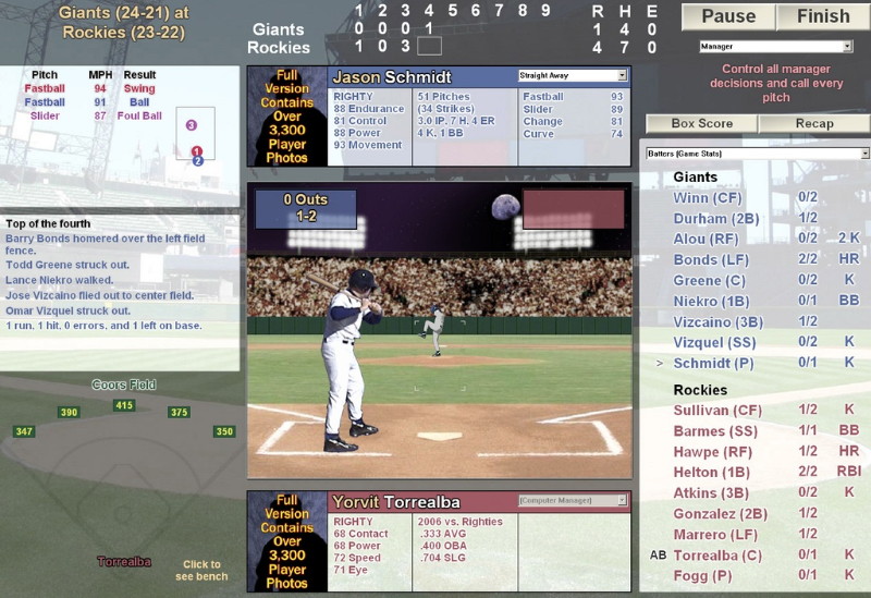 Baseball Mogul 2007 - screenshot 1