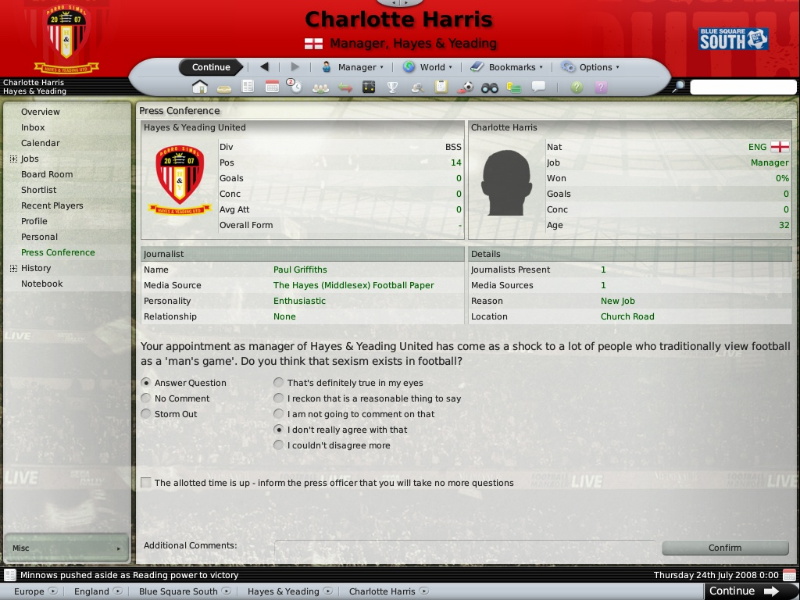 Football Manager 2009 - screenshot 6
