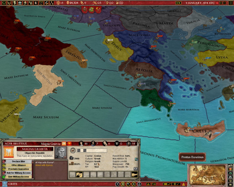 Europa Universalis: Rome - Vae Victis - screenshot 12