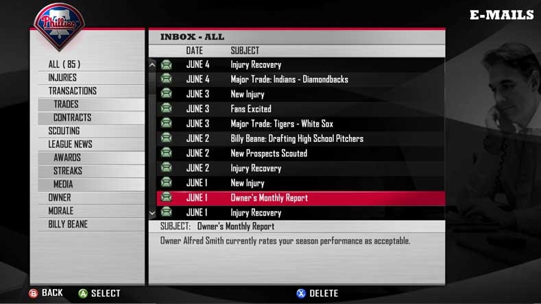 MLB Front Office Manager - screenshot 6