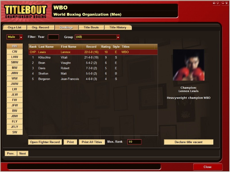 Title Bout Championship Boxing - screenshot 13