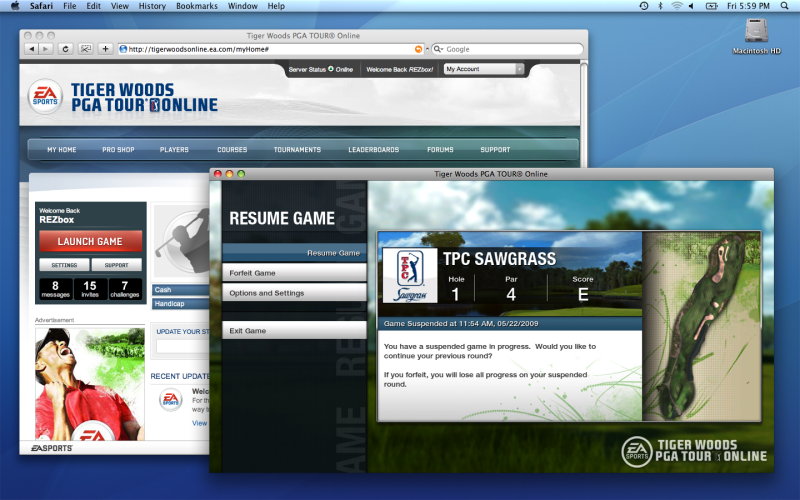 Tiger Woods PGA Tour Online - screenshot 18