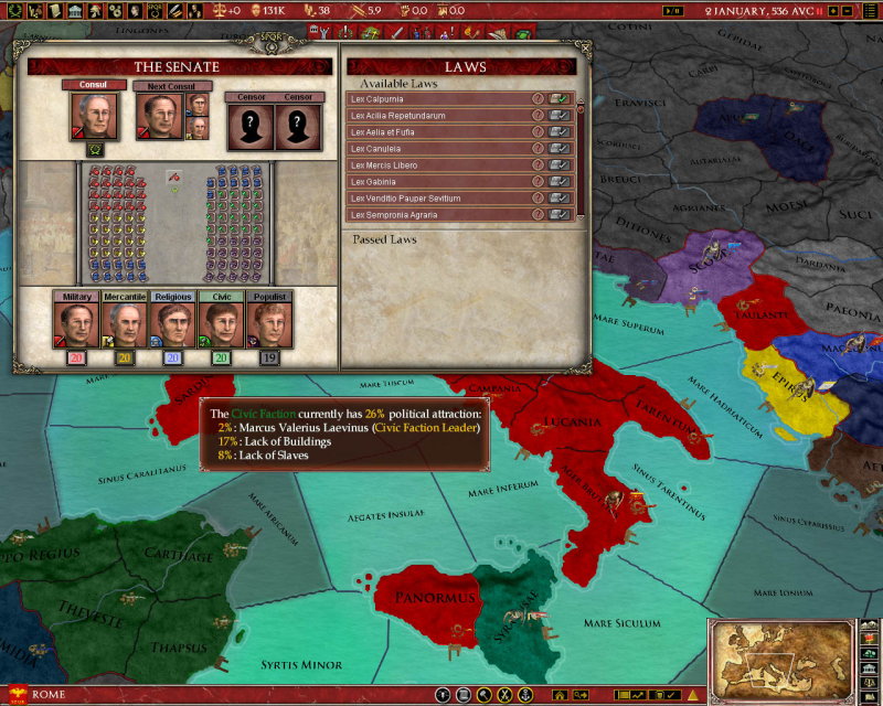 Europa Universalis: Rome Gold - screenshot 3