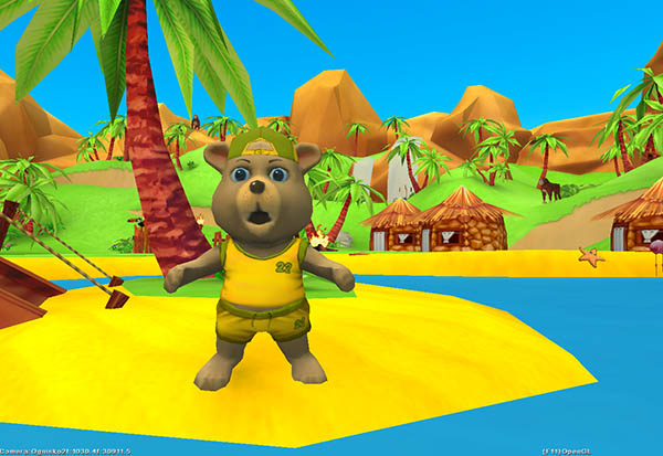 Hubert the Teddy Bear: Holiday Island - screenshot 3
