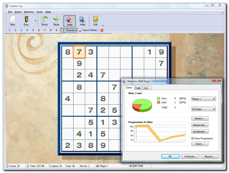 Sudoku Up 2008 - screenshot 2