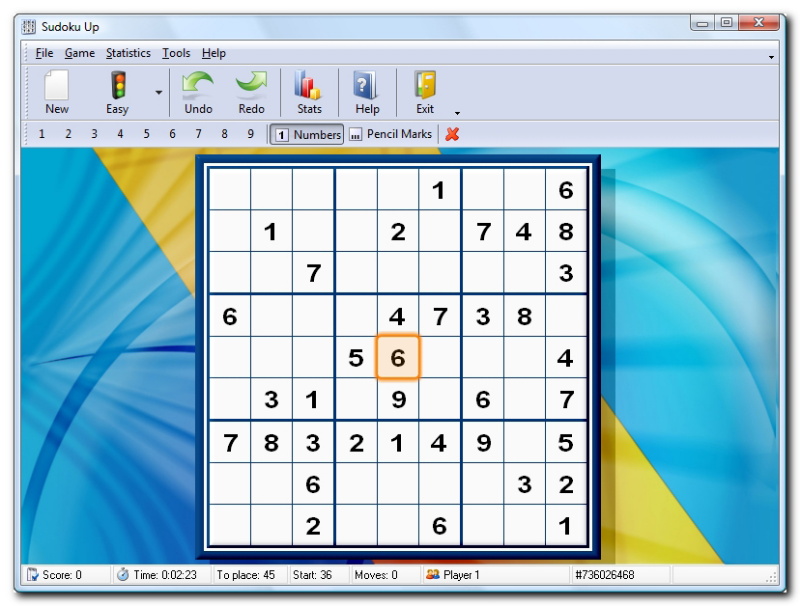 Sudoku Up 2008 - screenshot 1