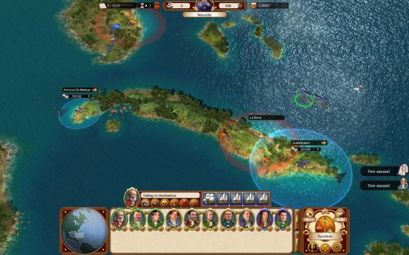Commander: Conquest of the Americas: Colonial Navy - screenshot 7
