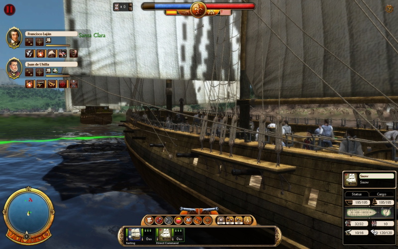 Commander: Conquest of the Americas: Colonial Navy - screenshot 2