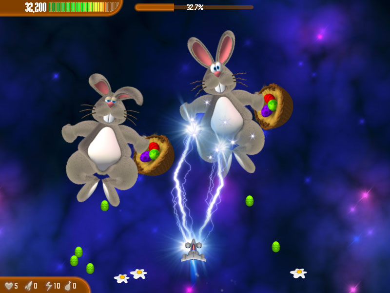Chicken Invaders 3: Revenge of the Yolk (Easter Edition) - screenshot 8