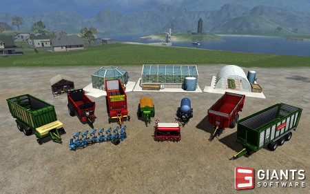 Farming Simulator 2011: DLC 3 - Trailers and Glasshouse Pack - screenshot 10