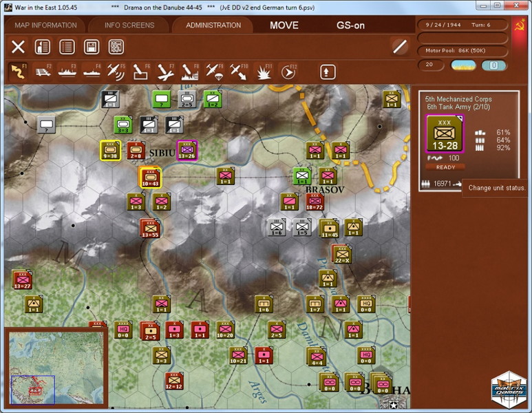 Gary Grigsby's War in the East: Don to the Danube - screenshot 6