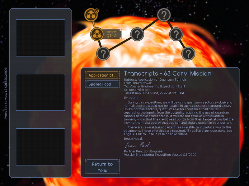 SpaceChem: 63 Corvi - screenshot 3