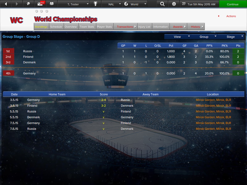 Eastside Hockey Manager - screenshot 1