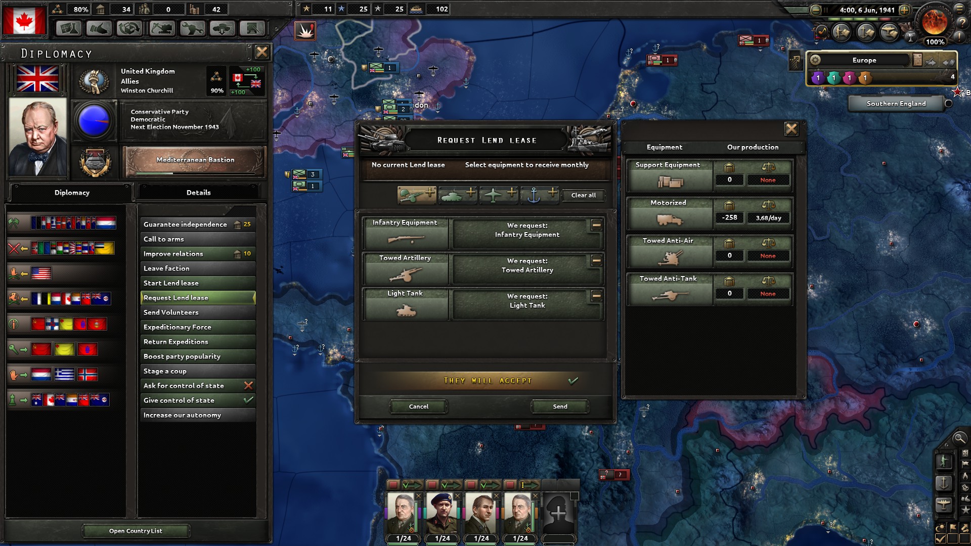 Hearts of Iron IV: Together for Victory - screenshot 2
