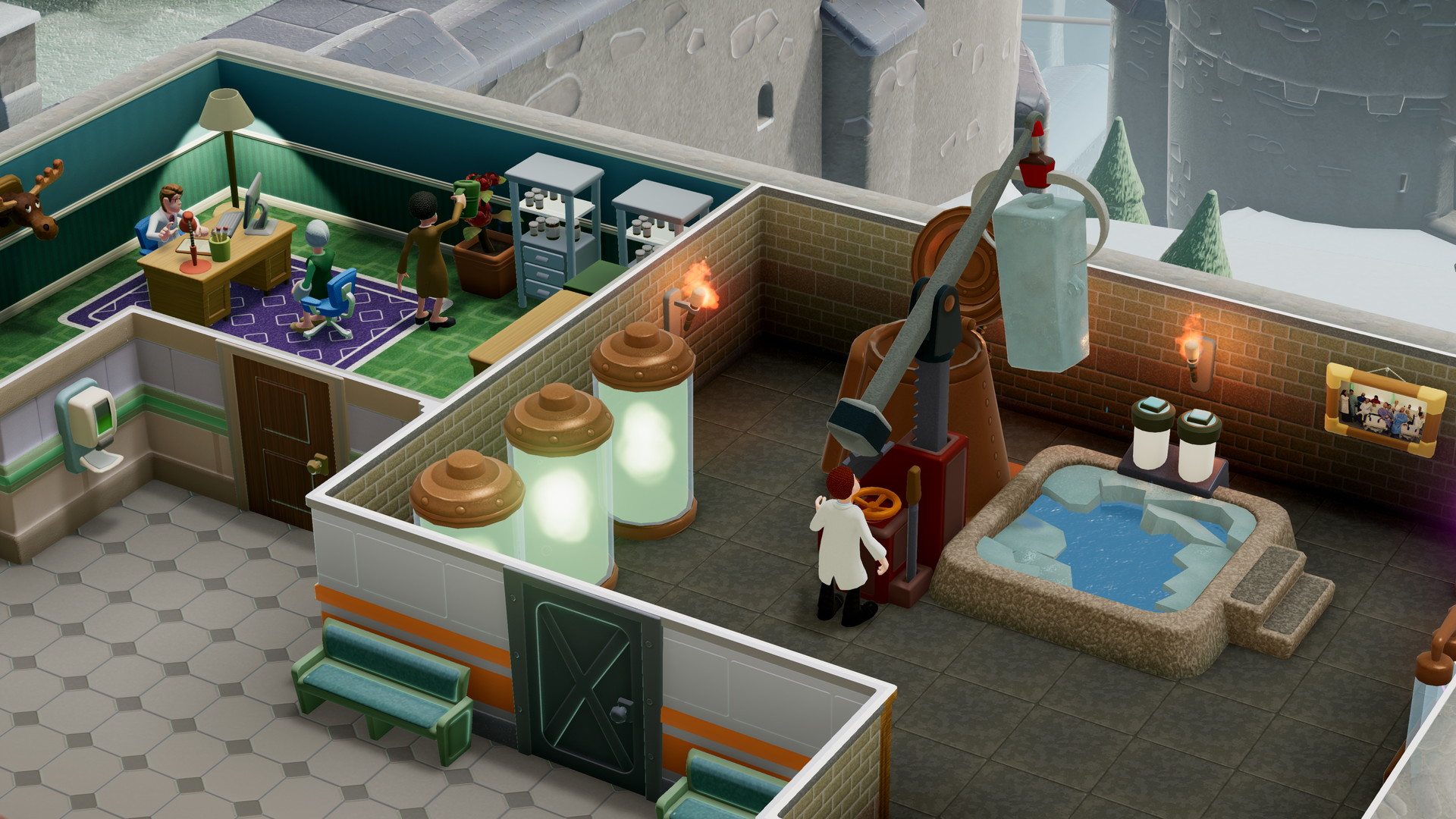 Two Point Hospital: Bigfoot - screenshot 6