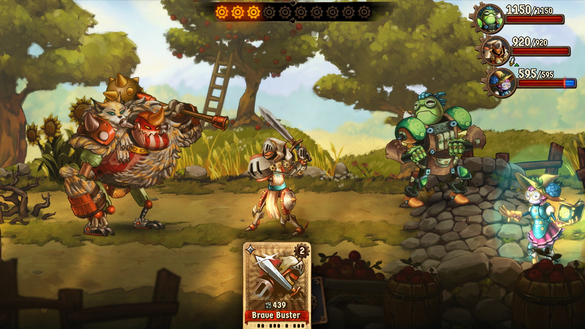 SteamWorld Quest: Hand of Gilgamech - screenshot 15