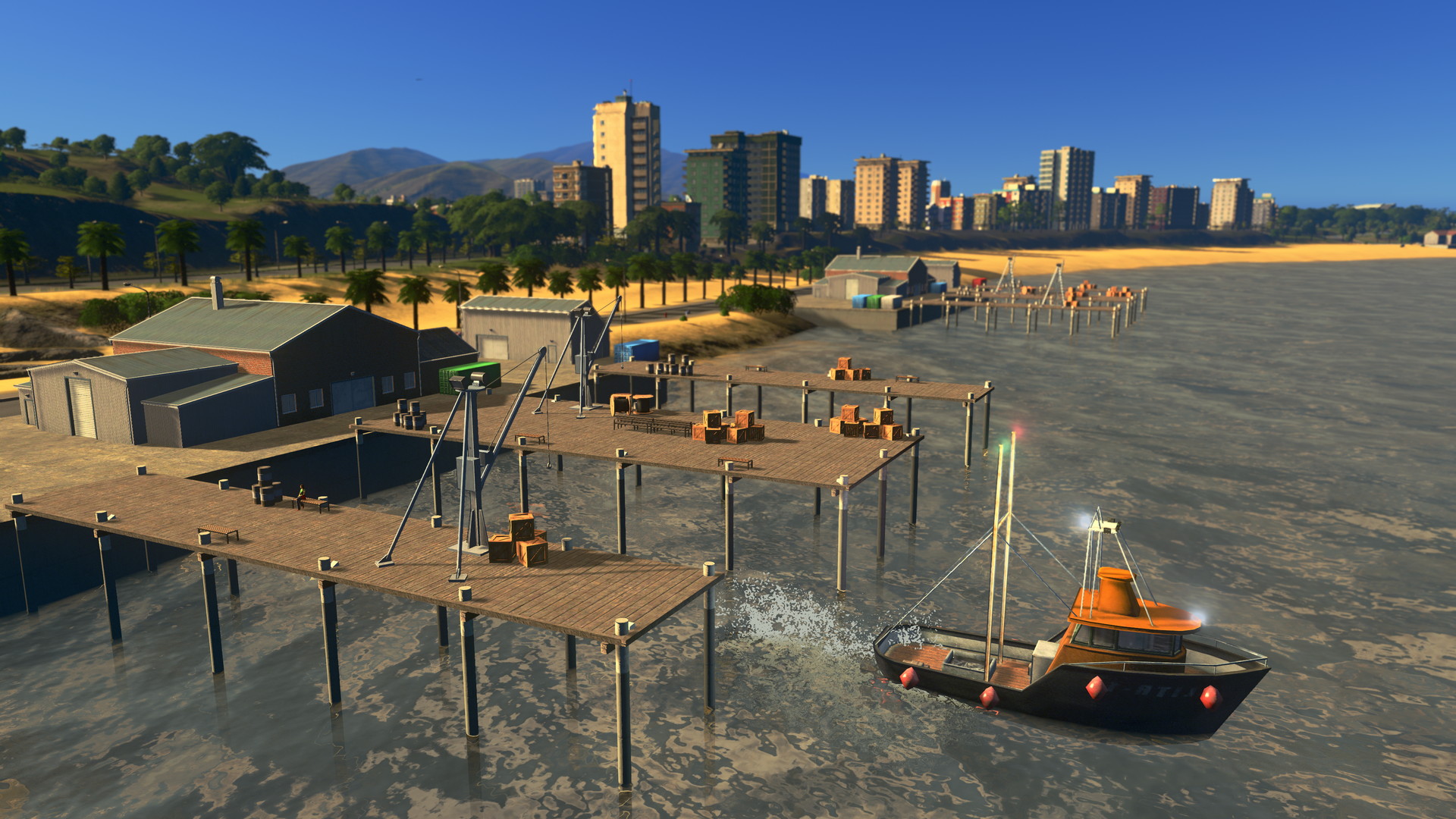 Cities: Skylines - Sunset Harbor - screenshot 4