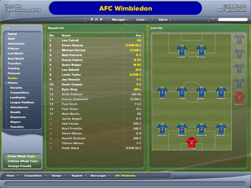 Football Manager 2005 - screenshot 4