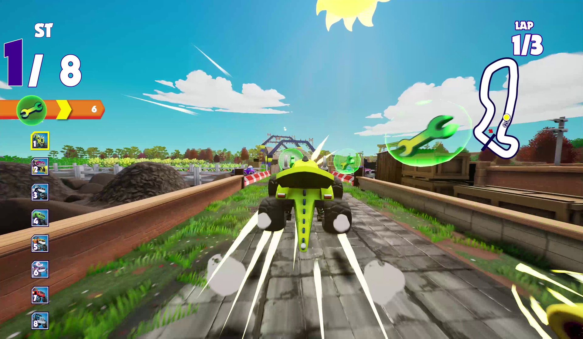 Blaze and the Monster Machines: Axle City Racers - screenshot 2
