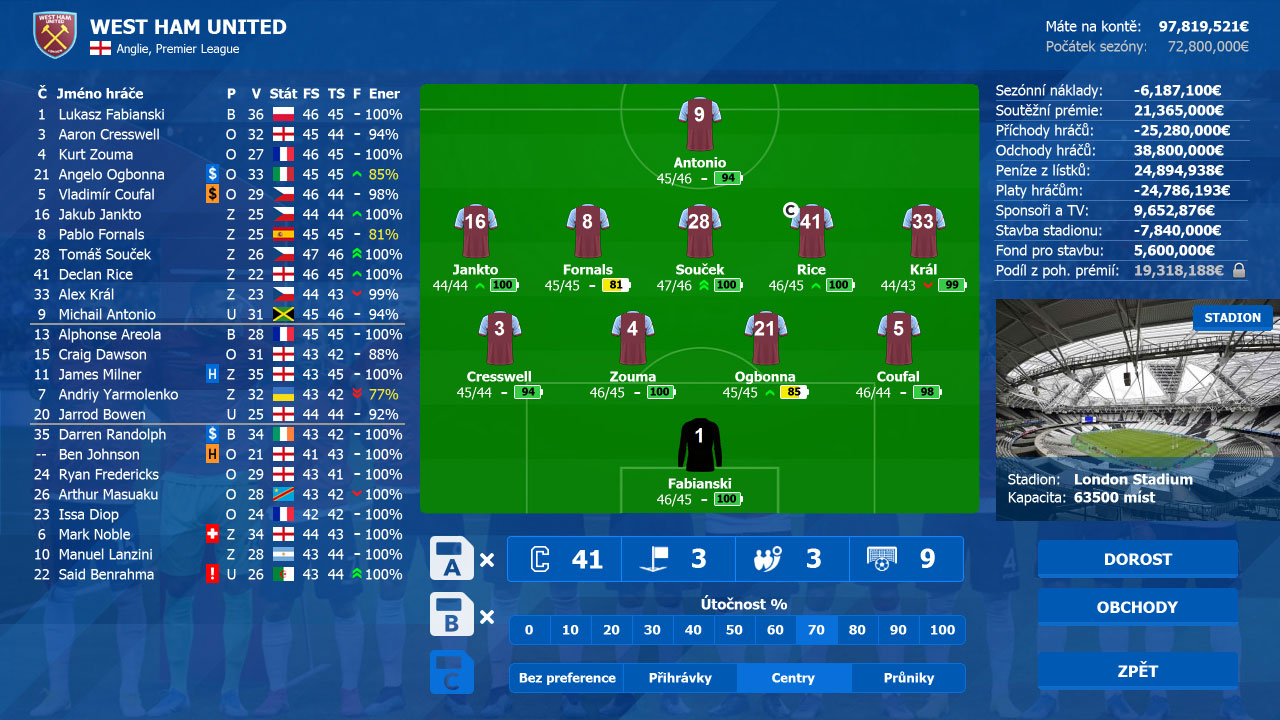 Czech Soccer Manager 2022 - screenshot 4