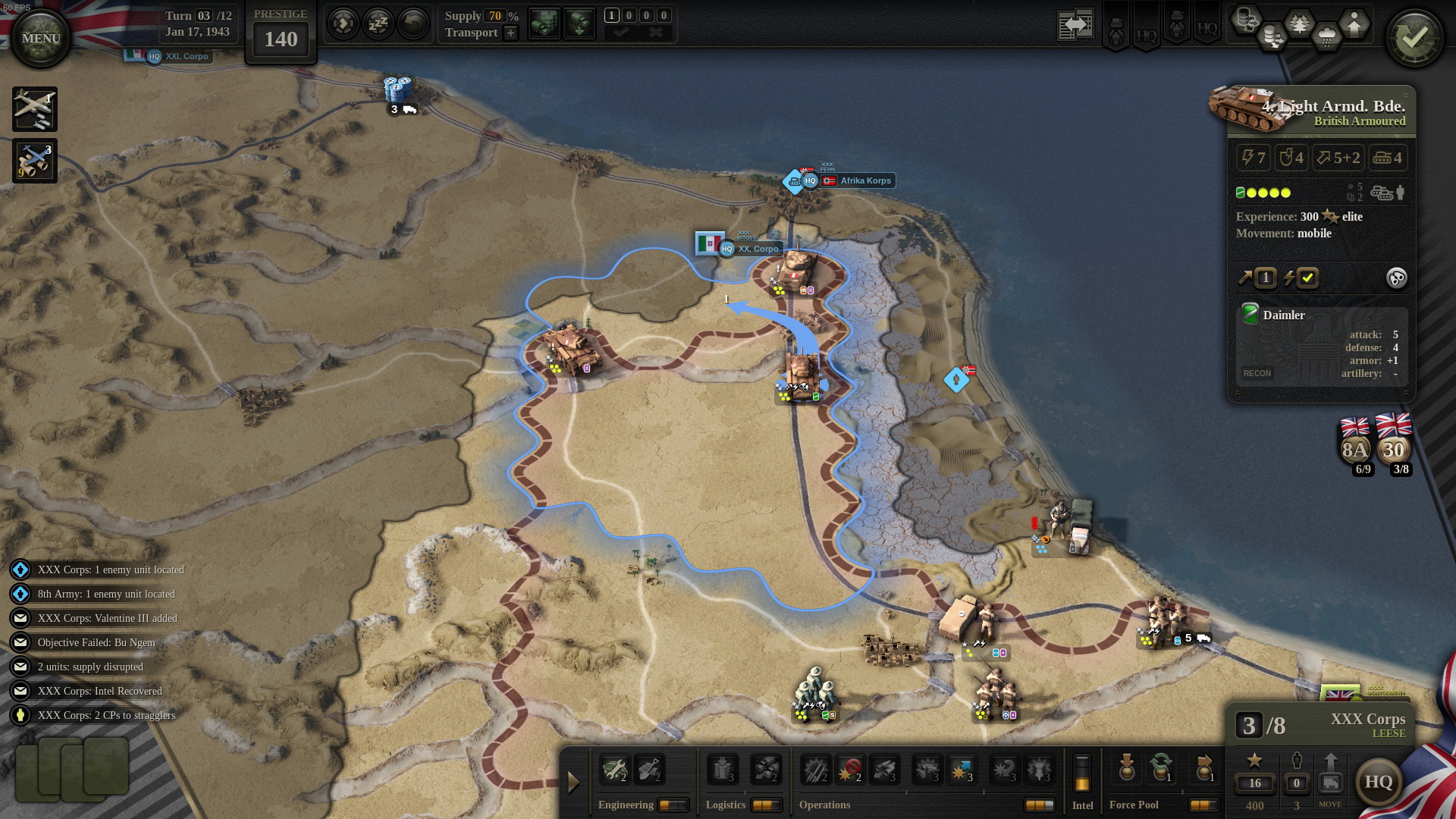 Unity of Command II: Desert Rats - screenshot 6