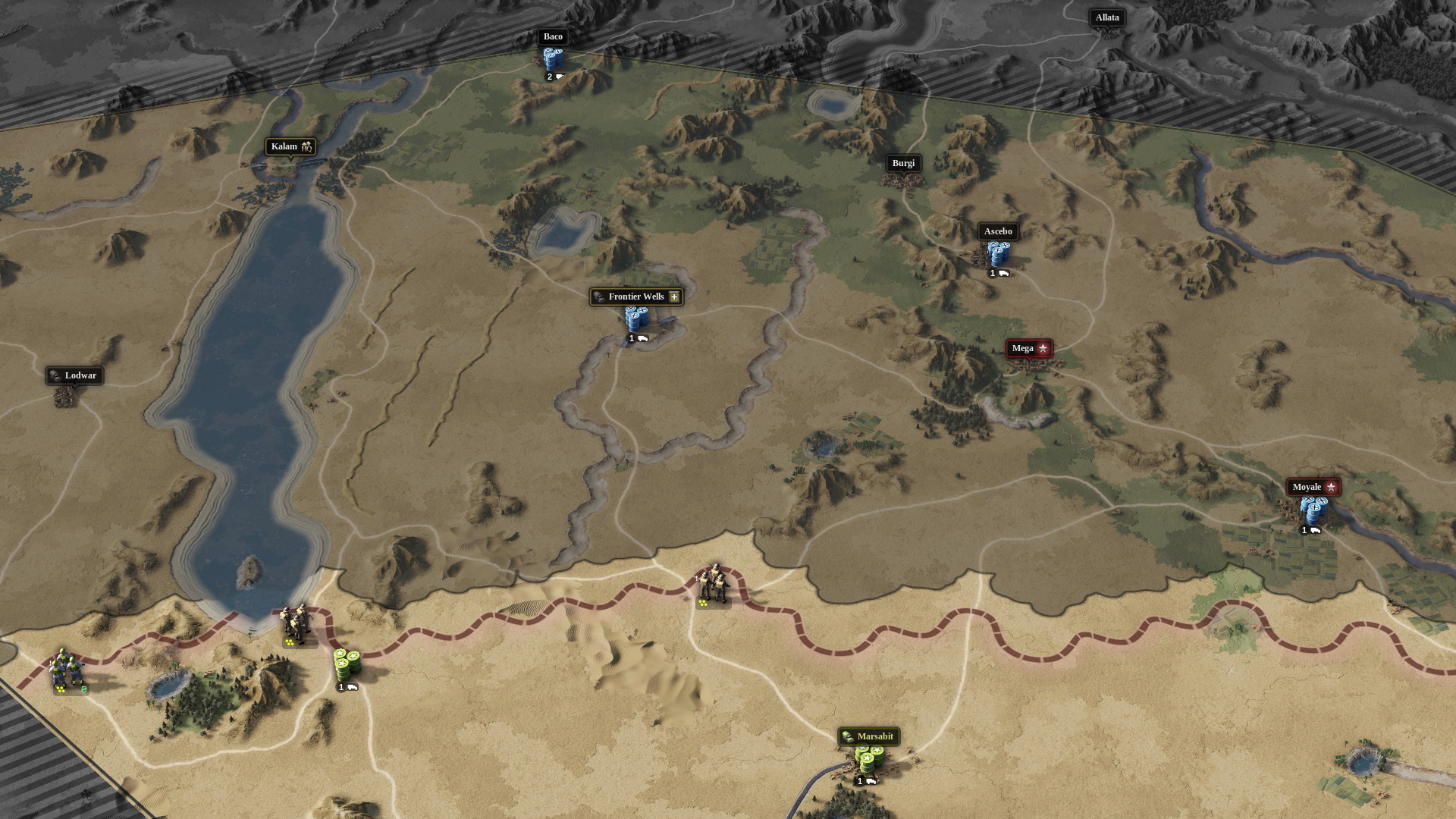 Unity of Command II: Desert Rats - screenshot 1