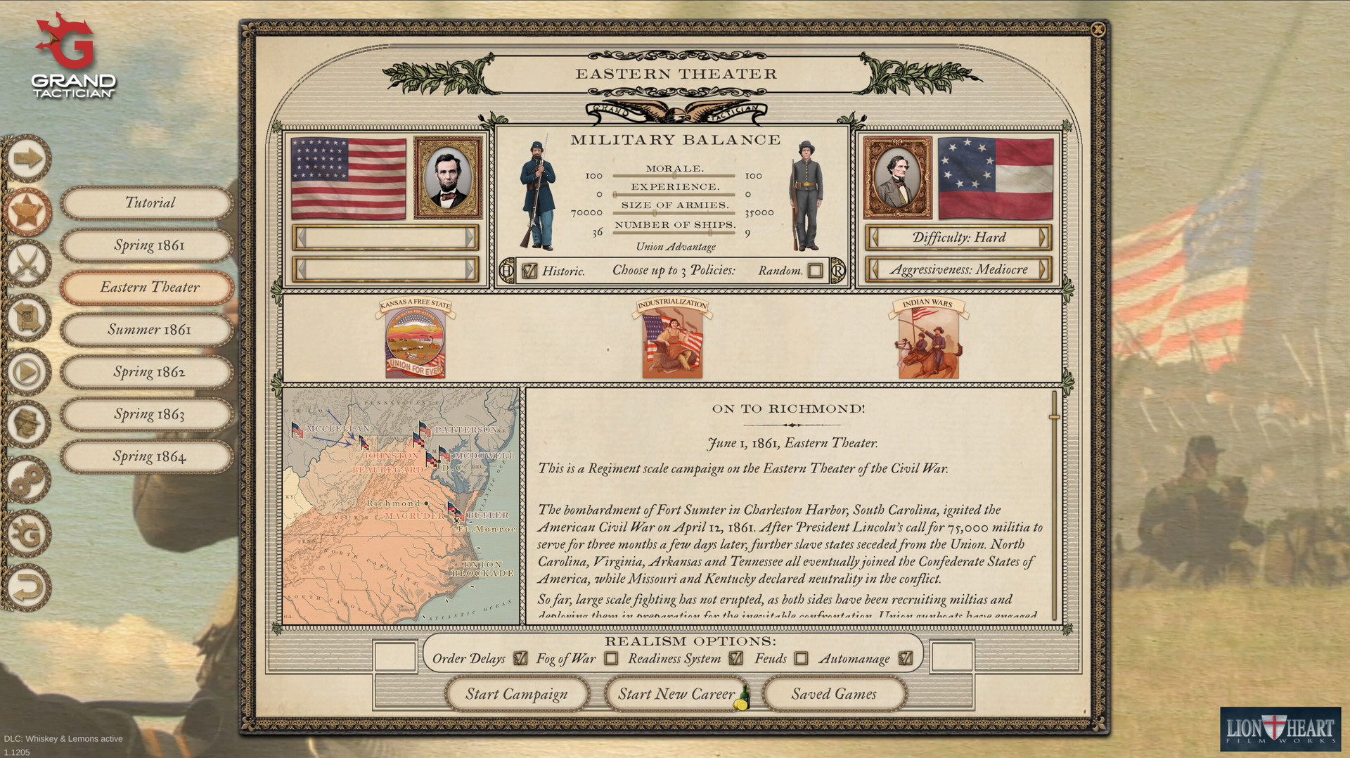 Grand Tactician: The Civil War - Whiskey & Lemons - screenshot 4