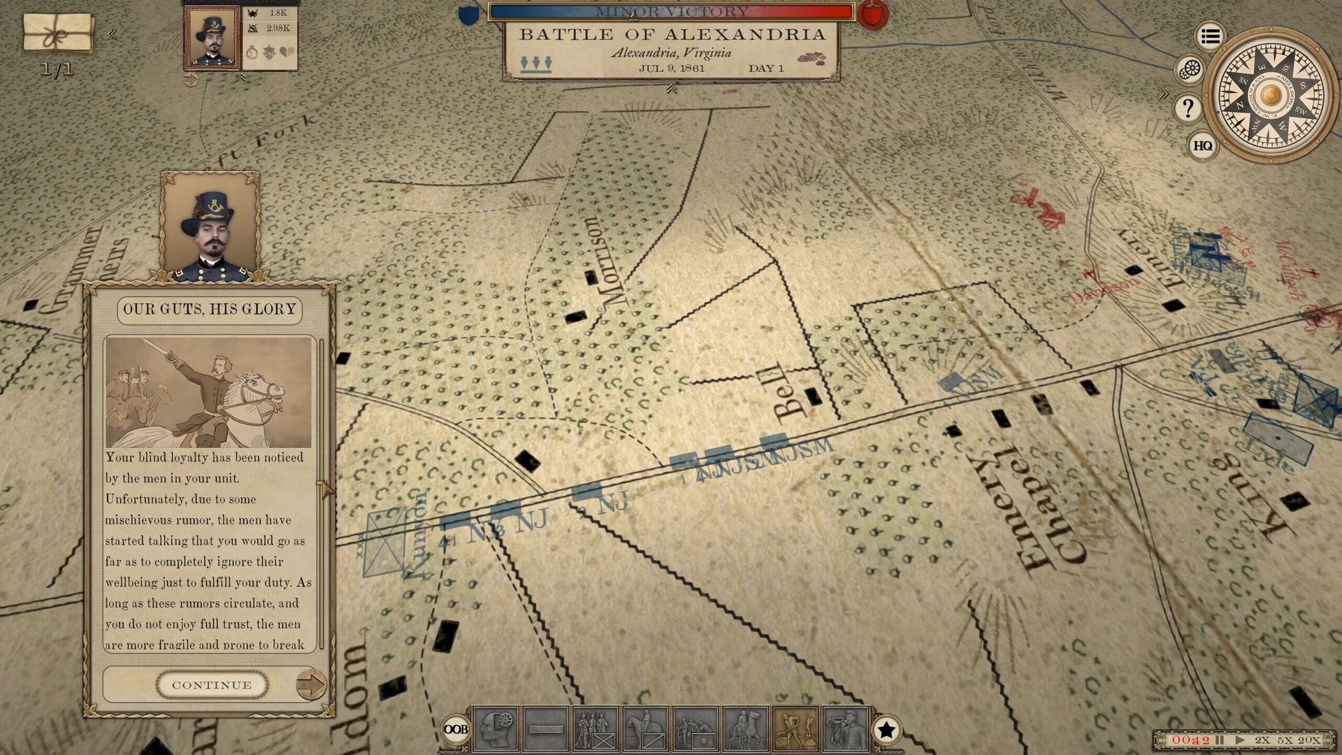 Grand Tactician: The Civil War - Whiskey & Lemons - screenshot 3