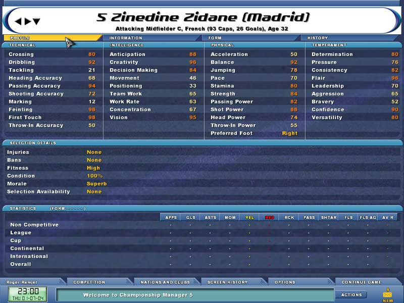 Championship Manager 5 - screenshot 27