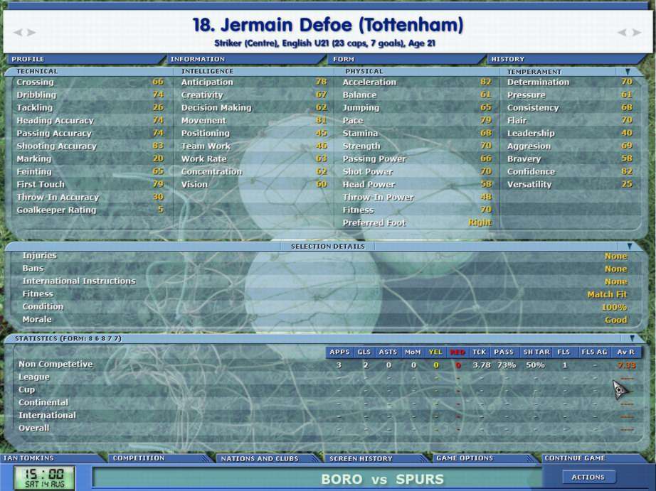 Championship Manager 5 - screenshot 4