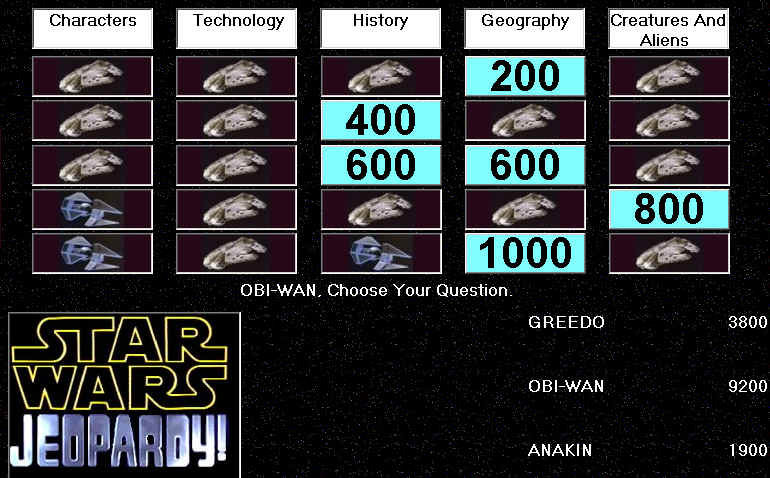 Star Wars: Jeopardy - screenshot 3