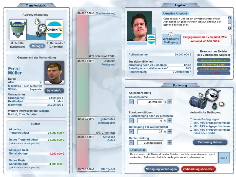 Anstoss 2007 - screenshot 2