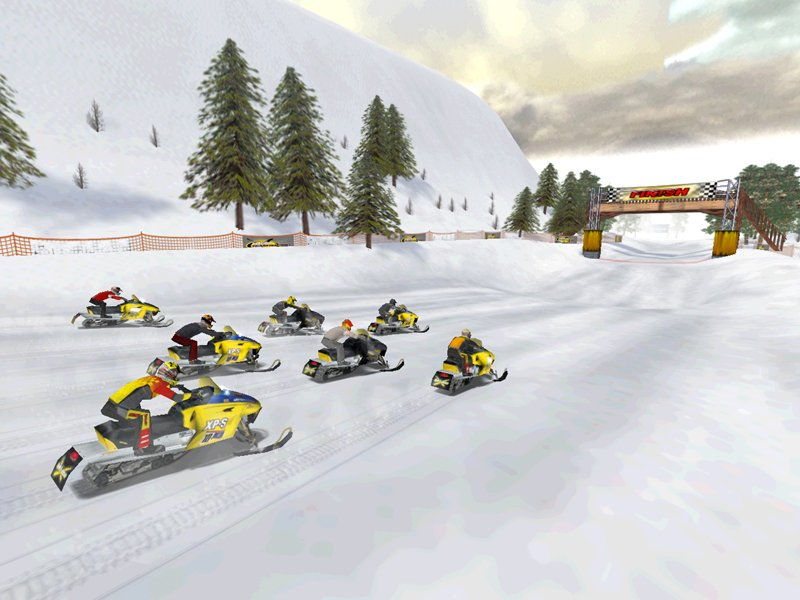 Игра гонки на снегоходах. Ski Doo Team Racing. Ski-Doo: снежный экстрим / Ski-Doo x-Team Racing (2001) PC. Snowmobile Racing игра. Гонки на снегоходах.