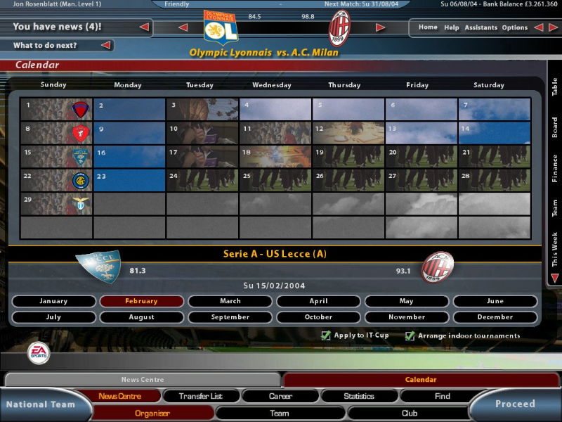 Total Club Manager 2005 - screenshot 5
