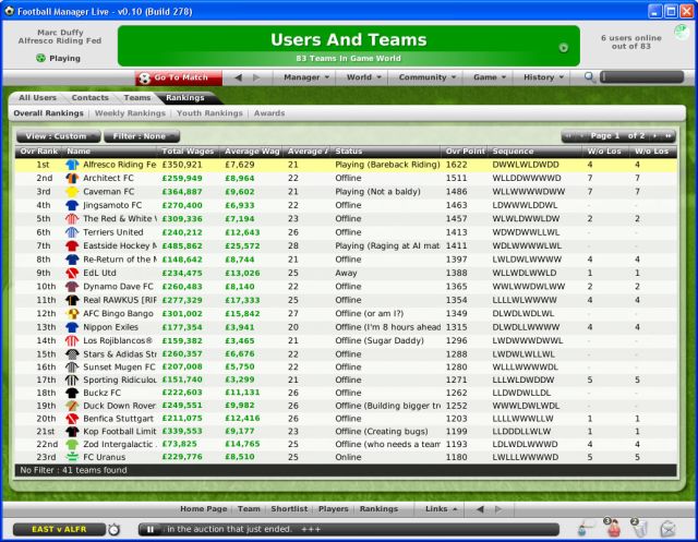 Football Manager Live - screenshot 1