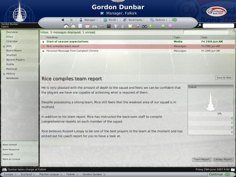Football Manager 2008 - screenshot 9