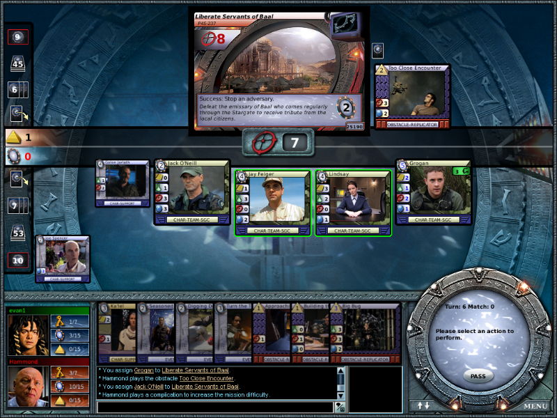 Stargate Online Trading Card Game: System Lords - screenshot 2